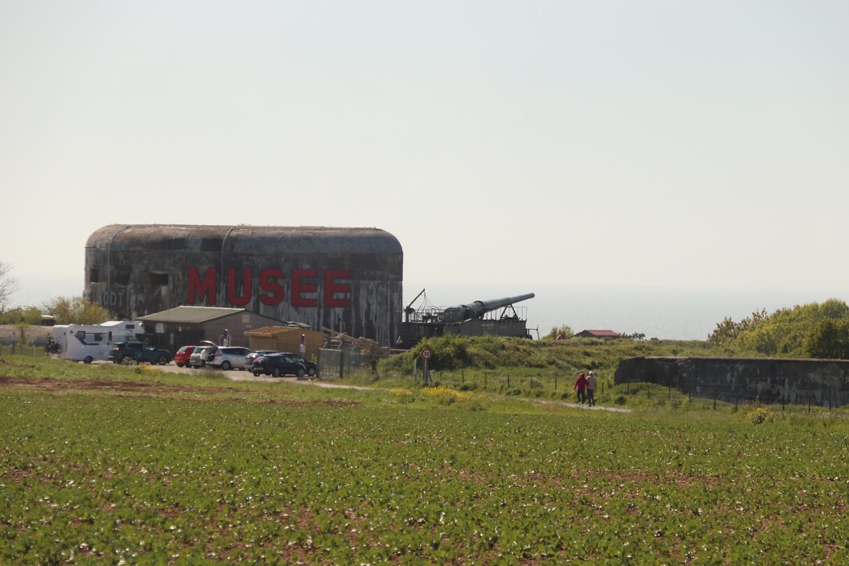 Bunker/batterij uit de verte