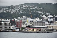 Uitkijkpunt Mount Victoria vanaf veerboot