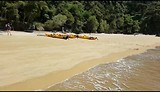 Kayakken op zee