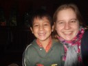 Erlan met Tia Ditta