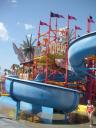 kinderding, maar tof want continu water overal