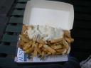 30. Fries from Lord Of The Fries (for real!) with "belgian sauce".. heb het halverwege aan de duiven gegeven..Jak!