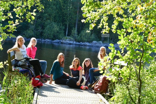 Wandeling in het bos in onze wijk