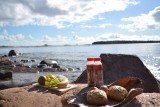 Ontbijtje in Helsinki aan zee