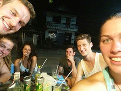 Drankjes bij het hostel