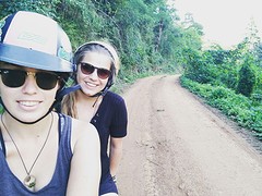 Motorbike tourists!
