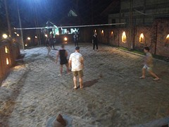 Beach volley bij Utopia