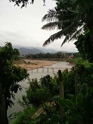 Wooden bridge in Luang prabang