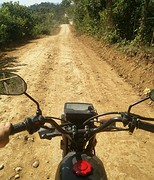 Dirtroad crossing!