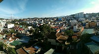 Dalat rooftop uitzicht vanaf de berg