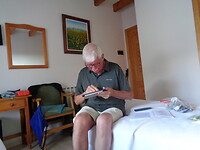 Henk werkt het reisblog bij.