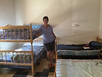 Onze slaapkamer voor vannacht.