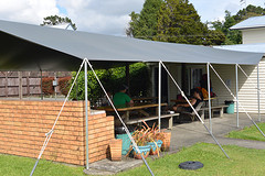 Hang out area of YHA Whangarei Falls