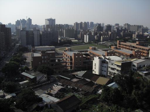 Uitzicht van hotel in Taipei