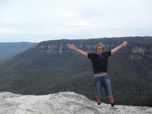 vincent in de Blue Mountains