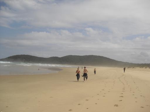 Verlaten surf strand
