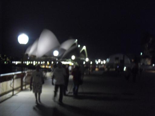 Opera House, nadat we bij de show waren geweest