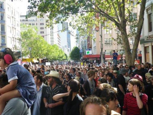 Protest Save Live Australian Music in Melbourne