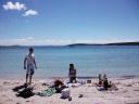 Ons prive strand in Port Lincoln National Park