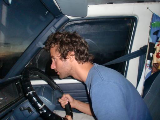 Adrien rijd