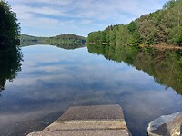 20220515 Het Lac de Pierre-Percée s'morgens vroeg