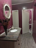 20220516 - 39 Toilet in Chez Paquita waar we hebben gegeten