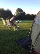 Koken op de camping.