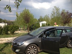 Toch maar weer vertrekken van de camping