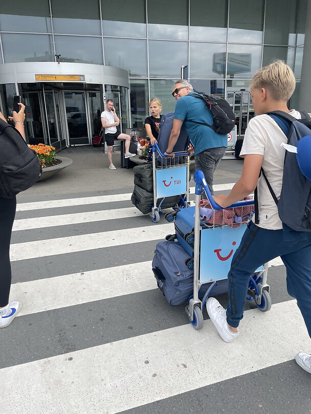 Op weg naar Schiphol