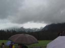 Snow Mountain in de wolken