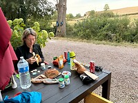 Dag 4: ontbijt op de camping