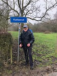 Chris op de top van de Kattenroth