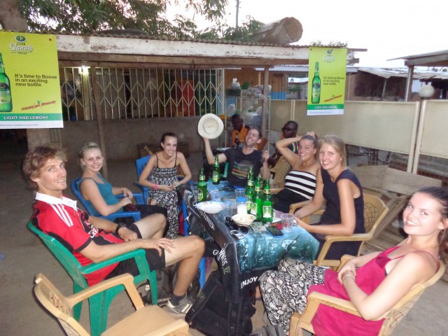 After office drink...