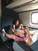 Luxe in de trein naar Boston