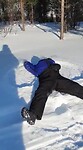 Mijn eerste sneeuwengel