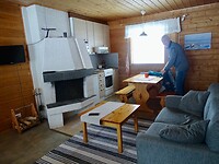 De keuken in Holiday Village Valle