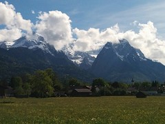 Even terugkijken op Zugespitze, Garmisch