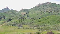 Bovenaan Santa Monica Moumtains