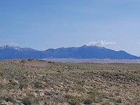 Great Sand Dunes van op afstand