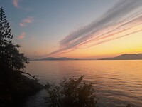Larrabee state park bij zonsondergang
