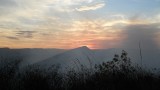 Zonsondergang vanop Volcan Masaya