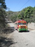 Bus naar de heuvels nabij Esteli