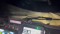 SS4 door de duinen in de nacht