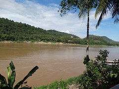 uitzicht over de Mekong rivier
