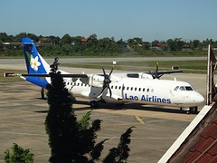 De luchthaven van Pakse