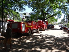 de brandweer was er ook bij