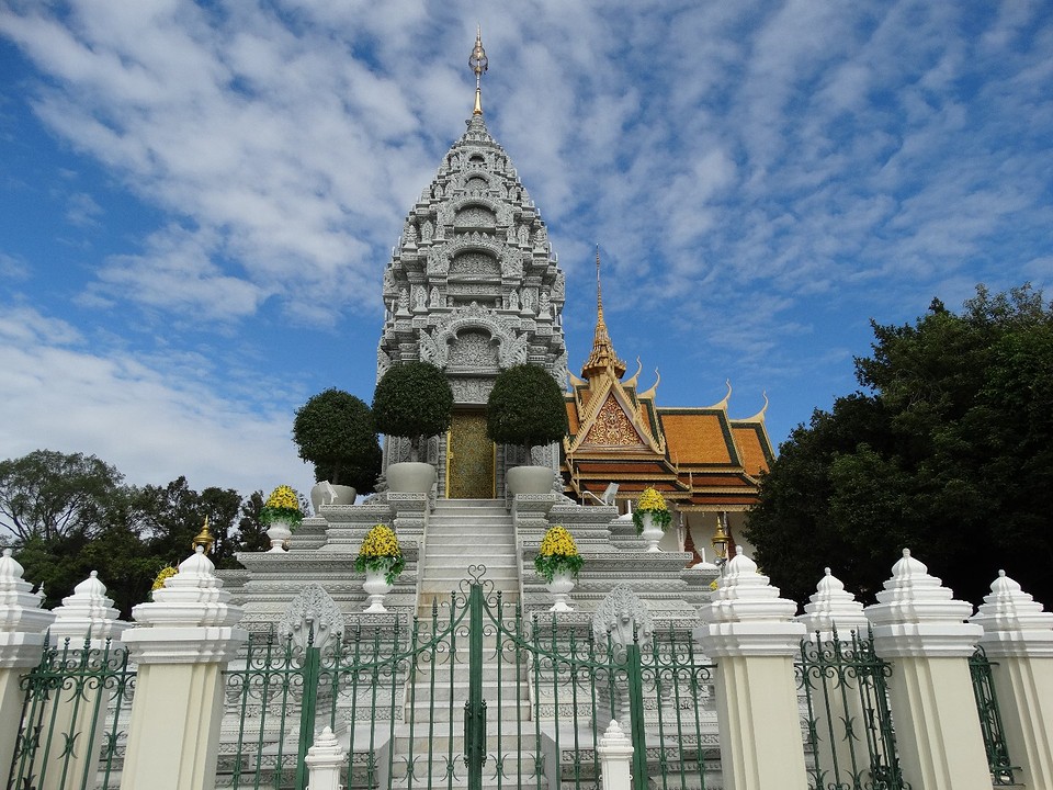 Stupa bij het paleis