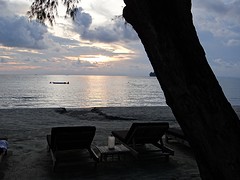 Zonsondergang in Sihanoukville