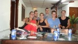 Gezellige avond met duiters in het guesthouse