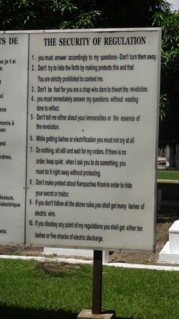 Tuol Sleng museum.. Voormalige S-21 gevangenis Pot Pol regime
